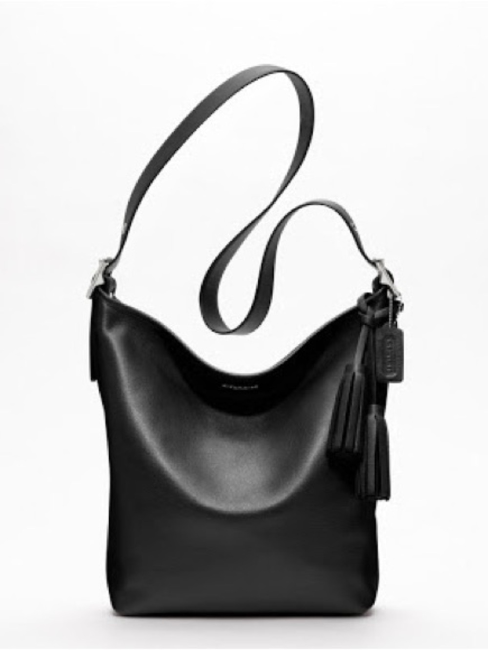 COACH 19889 Legacy black leather shoulder bag crossbody